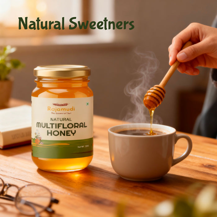 Natural Multi-Floral Honey – 100% Pure | Rajamudi Organics