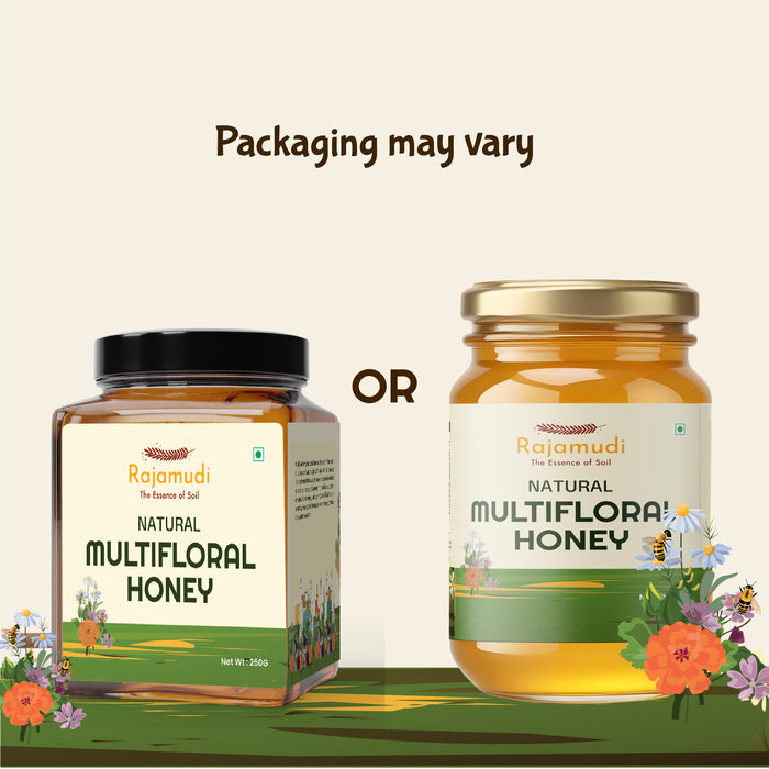 Natural Multi-Floral Honey – 100% Pure | Rajamudi Organics