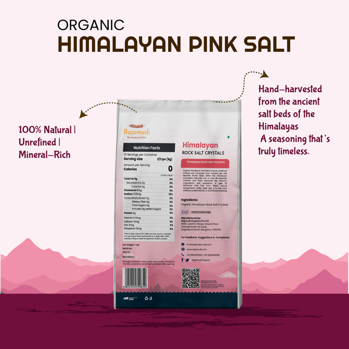 Himalayan Rock Salt Crystals – Sendha Namak | Rajamudi Organics