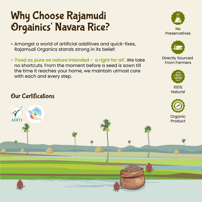 why choose rajamudi navara rice
