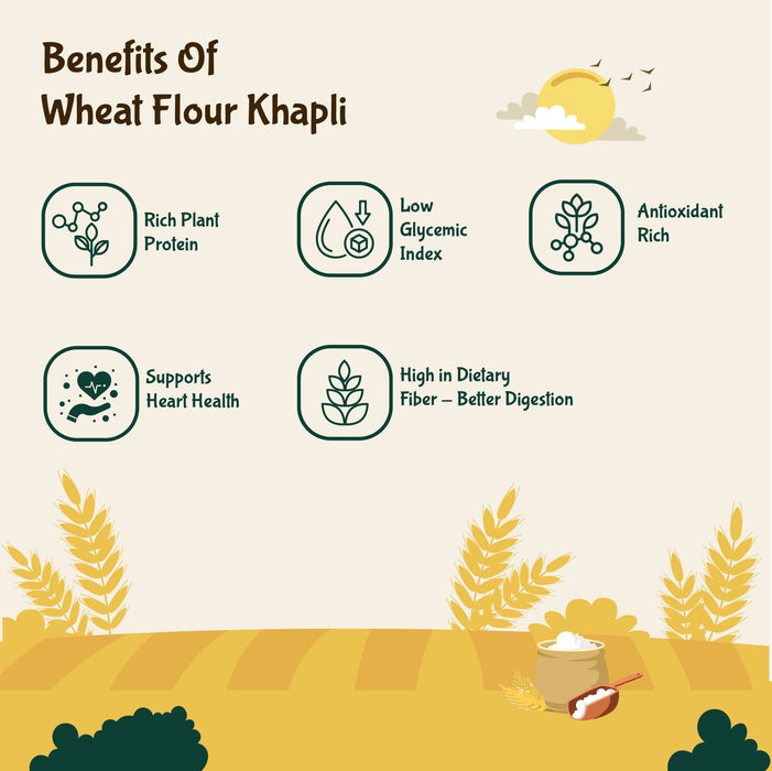 Organic Khapli Wheat Flour – Jave Godhi | Rajamudi Organics