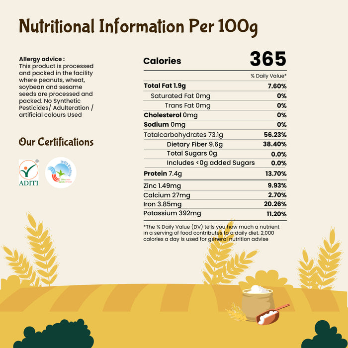 Organic Khapli Wheat Flour – Jave Godhi | Rajamudi Organics